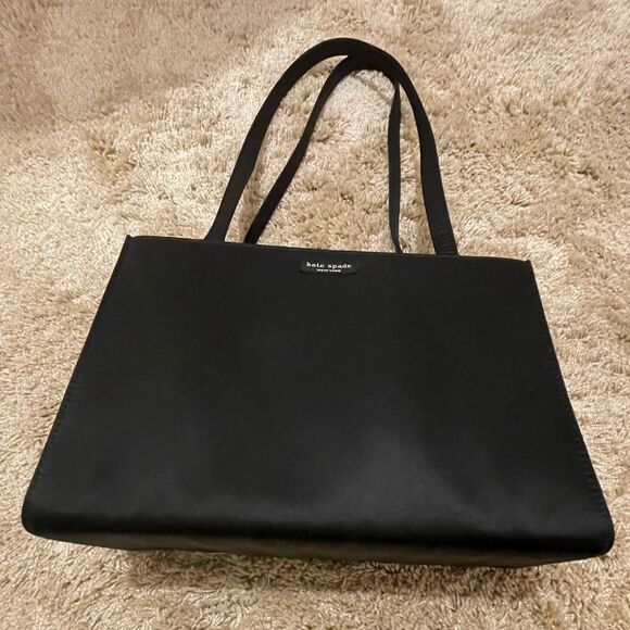 Kate Spade Totebag - Black - Y2k Shoulder Purse - Clutch Purse Y2K Wedding Purse - Picture 9 of 9